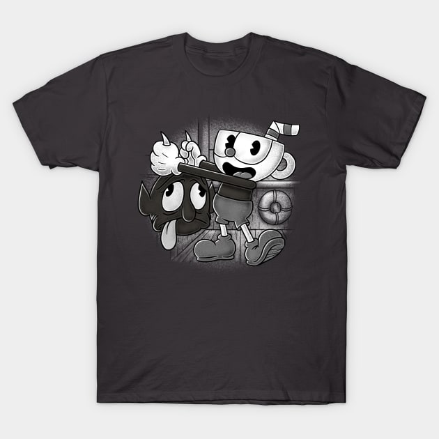 Steamboat Cuphead v.2 T-Shirt by Andriu